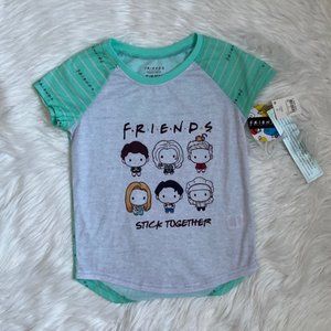 FRIENDS The Television Series Little Kid’s Short Sleeve FRIENDS Shirt, Size 6x